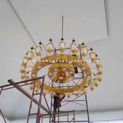 Lampu Gantung Masjid Kuningan Berkualitas